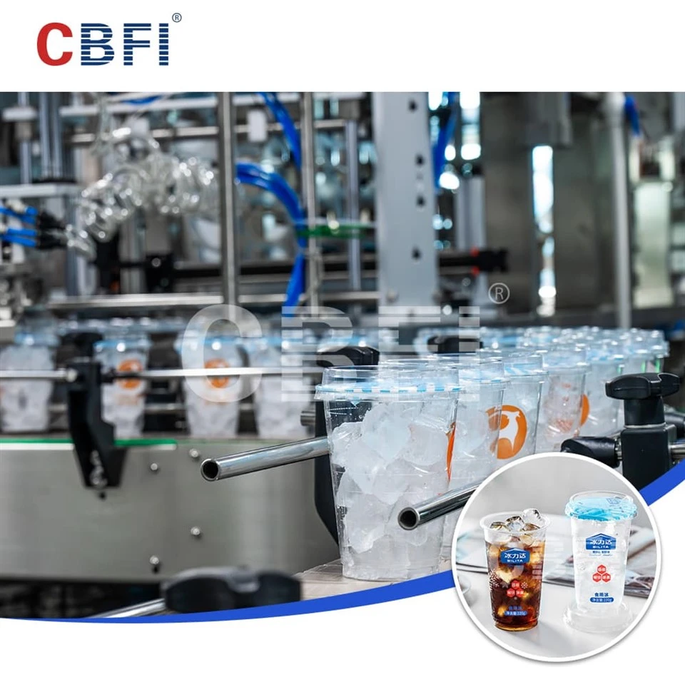Línia de producció de tasses de gel automatitzada de nivell CBFI de 10.000 tasses: remodelació del nou ecosistema de la cadena de subministrament de gel comestible