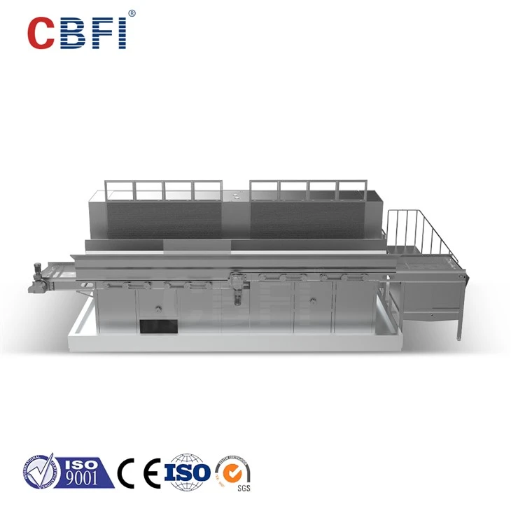 Congelador IQF de llit fluiditzat CBFI 1,5 tones/hora