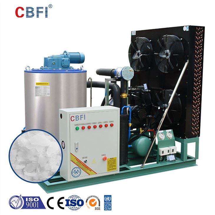 Màquina de gel de floc refrigerat per aire