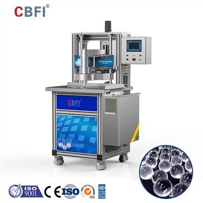 Màquina de gel de boles transparents d'acer inoxidable d'alta gamma CBFI