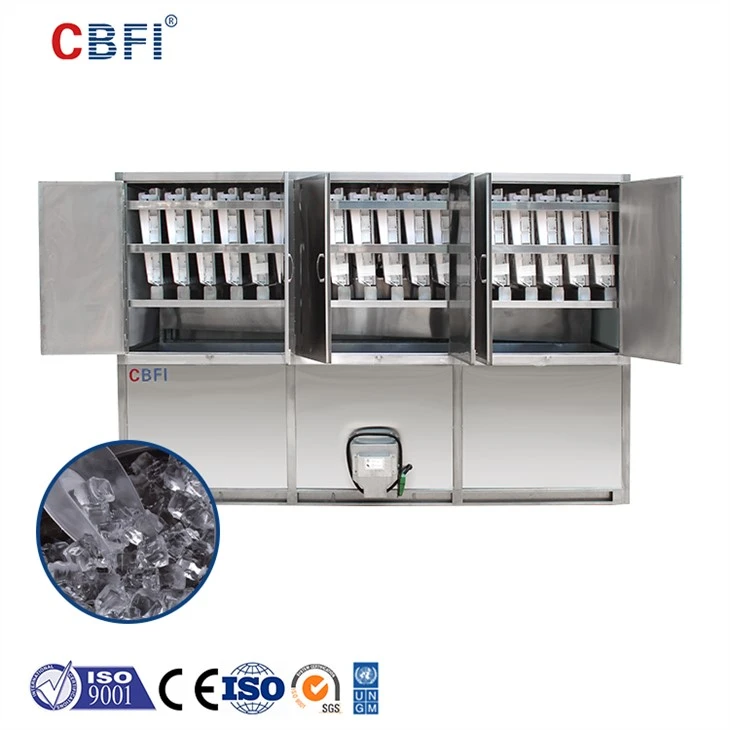Màquina de gel de cub comercial gran CBFI